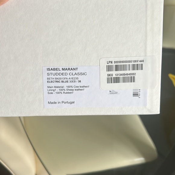 Gently wore Isabel Marant white and blue - Picture 5 of 10